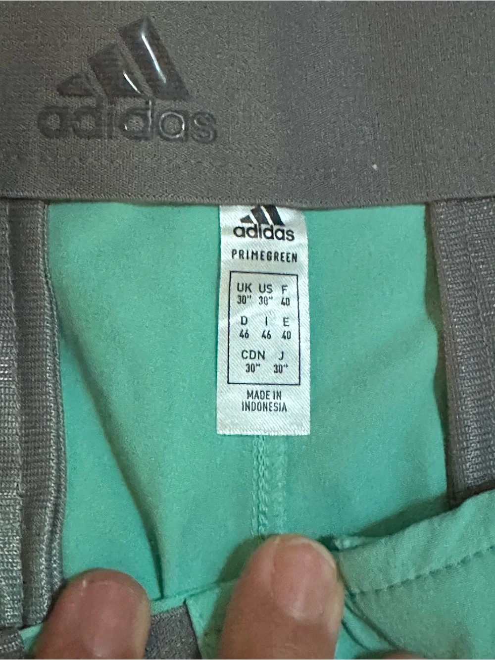 adidas Men's Teal Athletic Golf Shorts